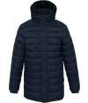 KB6128 K6128 Kariban Lightweight Long Padded Parka Jacket Navy colour image
